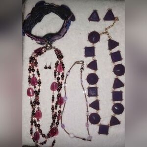 Purple Lovers Jewelry Lot